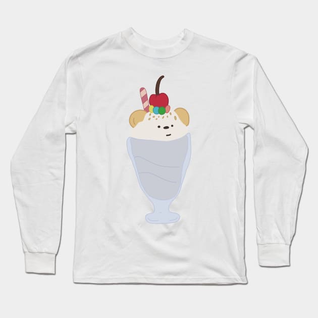 Ice bear ice cream | We Bare Bears™ Long Sleeve T-Shirt by felinefeelings